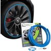 AlloyGator Protezione Cerchi in Lega Azzurro - Previene Graffi e Danni da Marciapiede | Adatto per Cerchi Fino a 19" | Compatibile con Tutte Le Auto | Senza Colla | 15 Colori Disponibili