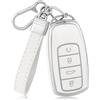 OFF WE GO Guscio Chiave Auto per Chery Jaecoo 7 8 9 J7 J8 J9 OMODA 5 C5 9 | Cover Custodia Chiave per Tiggo 8 7 9 Pro Arrizo 5, Elegante portachiavi incluso. Segnale non bloccato, aderenza 1:1.