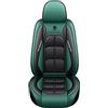 QIOZO Adatto per coprisedili universali per auto Accessori per Audi Tutti I Modelli A3 8V A4 B6 B9 B8 C7 Q5 A5 A6 C6 Q7 Q3 Accessori per auto/Edizione standard verde