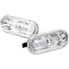 Generico luce freccia auto 2 Pezzi Per VW Per Golf 4 Per Mk4 Per Bora Per Luci Posizione Laterali Auto Indicatori Direzione Automatici Lampada luce direzione