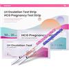 Femometer Test di Ovulazione 50 + Test di Gravidanza Precoce 20 in Striscia Urina per Fertilità Donna, Risultati Precisi Digitali Ti Aiutano a Concepire