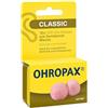 OHROPAX Classic - Tappi per le orecchie per proteggere da rumore, umidità e vento, in cera malleabile, comodi e adatti a tutte le orecchie, valore di isolamento acustico SNR 21 dB, 12 pezzi
