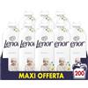 Dash Lenor Ammorbidente Concentrato, 8x525ml dermatologicamente testato, 0% coloranti, profumo delicato