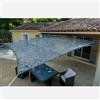 WERKA PRO Telo ombreggiante Grigio 120 g/m2 2 x 3m | Poliestere, acciaio, durevole, solare, uso giardino e terrazza, balcone, esterno, ventilazione efficace