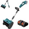 guoyjmm Pala da Neve a Batteria, spazzaneve Pieghevole a Batteria Senza spazzole, spazzaneve Elettrico, Larghezza 30 cm, profondità 8 cm, con 2 batterie, per Strade Scolastiche, vialetti