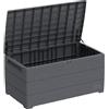 Ezooza Baule in PVC Duramax 129,5 x 70 x 62,5 cm, Colore Grigio, 416 Litri