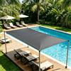 KADING 3.4X0.6M Grigio scuro Tende da Sole per Esterno Impermeabile, Telo Ombreggiante Occhiellato, Vela Ombreggiante Rettangolare, Protezione Raggi UV 98%, Telo Ombreggiante Giardino Terrazzo