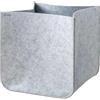 LIFENEY Scatola portaoggetti taglia M - Organizer per armadio della serie Organize your closet - per riporre oggetti e ordine nell'armadio - 33 x 33 x 33 cm, materiale: feltro, colore: grigio