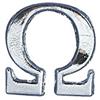 Rayher Motivo Di Cera: Alpha + Omega, Argento, 2,5Cm, Busta 2 Pezzi, 3126422