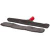 Dirt Devil Set lavavetri, manico telescopico 57-129 cm, 2 panni in microfibra, colore: grigio/rosso
