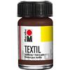 Marabu Barattolo per Tessuti, Colore Marrone Scuro, 15 ml