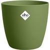 Elho brussels round 20cm vaso da fiori - Moss Green | Ø 20 x Alt. 18.7 cm | Adatto per interni | Plastica riciclata al 100%