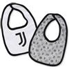 Juventus - Bavaglino Neonato, Set da 2, Taglia Unica