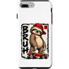 Skateboard Japan Otaku Kawaii Manga Samu Custodia per iPhone 7 Plus/8 Plus Skateboard Grumpy Japan Animal Brush Anime Kawaii Otaku Y2K