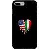 Usa Italy Flag Custodia per iPhone 7 Plus/8 Plus Usa Italia