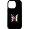 Usa Italy Flag Custodia per iPhone 15 Pro Max Usa Italia