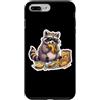 Funny Raccoon Eating Tacos Products Custodia per iPhone 7 Plus/8 Plus Procione divertente con occhiali da sole mangiare tacos meme umorismo
