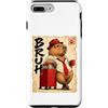 Capybara Japan Streetwear Manga Samurai Custodia per iPhone 7 Plus/8 Plus Ufficio Ufficio Caffè Bruh Anime Kawaii Otaku Japanese Capybara