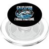 Fishing Trip Angler Fisherman Bass Trout Sono così bravo con la mia canna che faccio pescare pesce come spigola PopSockets PopGrip per MagSafe