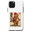 Capybara Japan Streetwear Manga Samurai Custodia per iPhone 11 Pro Escursioni, escursionismo, montagne, Bruh, Anime, Kawaii, Otaku, Capybara