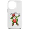 GNOMELICIOUS funny Gnome and Food meme Custodia per iPhone 13 Pro Anguria divertente con gnomo danzante