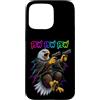 Pew Pew Funny Screeching Eagle Cosmic Ra Custodia per iPhone 15 Pro Max Pew Bald Eagle Patriottica Raptor Space Laser Blast