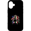Usa Italy Flag Custodia per iPhone 16 Usa Italia