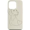 Vizsla Dog Lover Gifts for Women Custodia per iPhone 13 Pro Amante dei cani Viszla Line Art