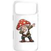 GNOMELICIOUS funny Gnome and Food meme Custodia per iPhone 17 Pro Max Gnomo ballerino con cappello a fungo