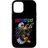 Pew Pew Funny Screeching Eagle Cosmic Ra Custodia per iPhone 12/12 Pro Pew Bald Eagle Patriottica Raptor Space Laser Blast