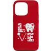 Dental Love Society Custodia per iPhone 13 Pro Odontoiatria Amore Dentale San Valentino Carino Dente Dentista Cuori