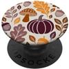 Preposh Autunno zucca estetica autunno foglia floreale carino girly vibe PopSockets PopGrip Adesivo