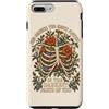 Dark Romance Reader Custodia per iPhone 7 Plus/8 Plus Citazione del giardino botanico gotico di anatomia floreale