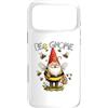GNOMELICIOUS funny Gnome and Food meme Custodia per iPhone 17 Pro Max Ape e gnomo divertenti per persone basse