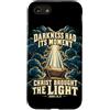 Christ Light Nativity Bible Artwork Custodia per iPhone SE (2020) / 7/8 Cristo ha portato la luce Giovanni 1:5, 9 Presepe di Natale