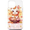Happy Lunar New Year 2024 Gifts Maneki N Custodia per iPhone 12 Pro Max Gatto fortunato del nuovo anno cinese sono qui per la busta