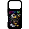 Pew Pew Funny Screeching Eagle Cosmic Ra Custodia per iPhone 17 Pro Pew Bald Eagle Patriottica Raptor Space Laser Blast