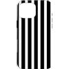 Accessori con disegni geometrici Custodia per iPhone 16 Pro Max Linee verticali geometriche semplici a strisce bianche e