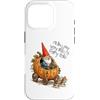 GNOMELICIOUS funny Gnome and Food meme Custodia per iPhone 16 Pro Gnomo delle favole con carrozza di zucca