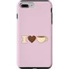 KDNCoffeeLoverDesigns Custodia per iPhone 7 Plus/8 Plus Amo il caffè