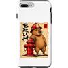 Capybara Japan Streetwear Manga Samurai Custodia per iPhone 7 Plus/8 Plus Capybara Bruh Anime Kawaii Otaku giapponese Retro Art Capybara