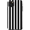 Accessori con disegni geometrici Custodia per iPhone 11 Pro Max Linee verticali geometriche semplici a strisce bianche e
