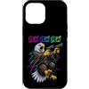 Pew Pew Funny Screeching Eagle Cosmic Ra Custodia per iPhone 12 Pro Max Pew Bald Eagle Patriottica Raptor Space Laser Blast