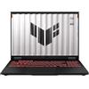 ASUS TUF Gaming A16 FA608UP#B0H37D3XJD, Notebook con display 16 IPS, Anti-glare, 144Hz, processore AMD Ryzen™ 7 260, NVIDIA® GeForce RTX™ 5070, RAM 16GB, 1TB SSD, WIN11 Home, Grigio