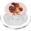 Chicken Coop Humor Funny Chicken Ice Coffee Winter Hat Farm PopSockets PopGrip per MagSafe