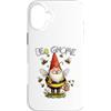GNOMELICIOUS funny Gnome and Food meme Custodia per iPhone 16 Plus Ape e gnomo divertenti per persone basse