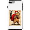 Capybara Japan Streetwear Manga Samurai Custodia per iPhone 7 Plus/8 Plus Capybara Bruh Anime Kawaii Otaku giapponese Retro Art Capybara