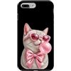 Motivi di gatti per amanti dei gatti, pr Custodia per iPhone 7 Plus/8 Plus Regalo di design artistico con motivo gatto, simpatico