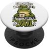 Christian Frog Fans I'm Going To Let God Fix It If I Fix It I'm Going To Jail PopSockets PopGrip Adesivo
