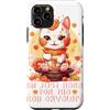 Happy Lunar New Year 2024 Gifts Maneki N Custodia per iPhone 11 Pro Gatto fortunato del nuovo anno cinese sono qui per la busta
